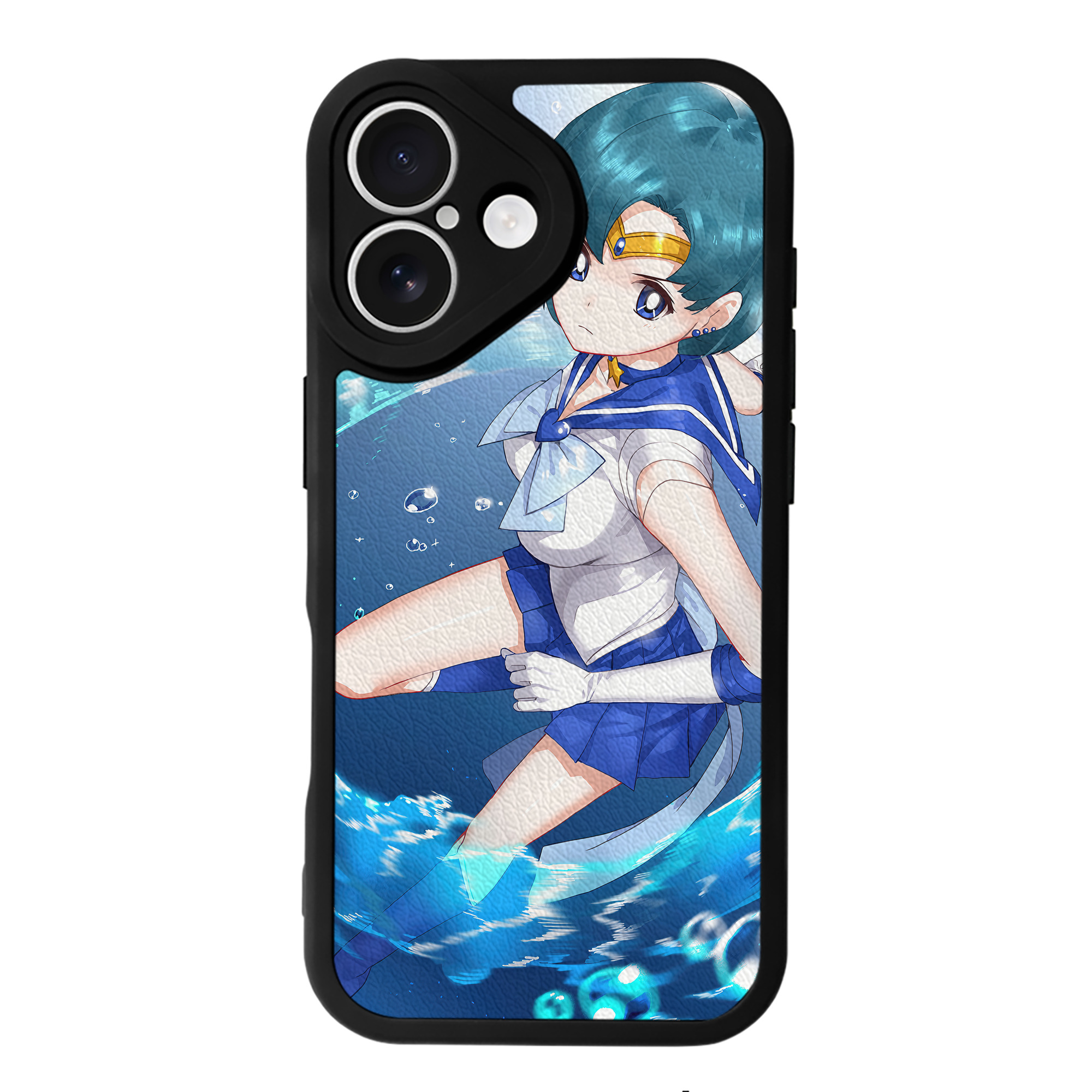 （画像用） 美少女戦士セーラームーン Sailor Moon 【iPhone 16シリーズ対応】シリコンスマホケース（レザー調） 材質：シリコン